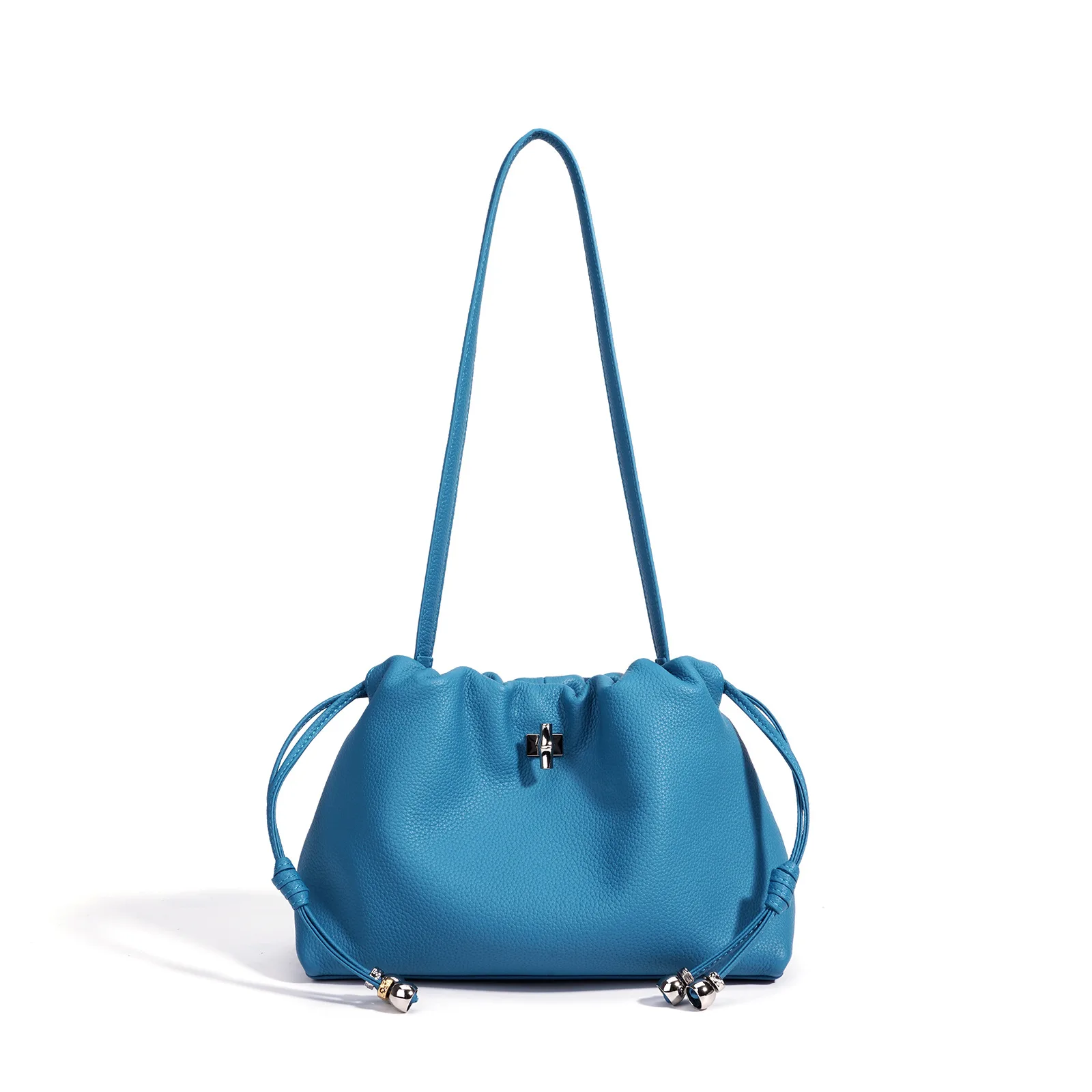 kf-Sab5f4f0eb51244028dd9e285e58bdf43f 2026 New Genuine Leather Cloud Bag, First Layer Cowhide, Multiway Shoulder Crossbody Bag, Casual Tote Purse for Women - Image 1